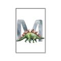 Picture of Green Dino M  _GroupedProduct_Rectangle_Portrait_Mini_ _GroupedProduct_Rectangle_Portrait_Canvas_Framed_