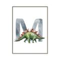 Picture of Green Dino M  _GroupedProduct_Rectangle_Portrait_Mini_ _GroupedProduct_Rectangle_Portrait_Canvas_Framed_