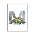 Picture of Green Dino M  _GroupedProduct_Rectangle_Portrait_Mini_ _GroupedProduct_Rectangle_Portrait_Canvas_Framed_