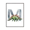 Picture of Green Dino M  _GroupedProduct_Rectangle_Portrait_Mini_ _GroupedProduct_Rectangle_Portrait_Canvas_Framed_