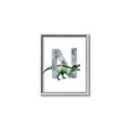 Picture of Green Dino N  _GroupedProduct_Rectangle_Portrait_Mini_ _GroupedProduct_Rectangle_Portrait_Canvas_Framed_