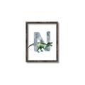 Picture of Green Dino N  _GroupedProduct_Rectangle_Portrait_Mini_ _GroupedProduct_Rectangle_Portrait_Canvas_Framed_