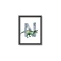 Picture of Green Dino N  _GroupedProduct_Rectangle_Portrait_Mini_ _GroupedProduct_Rectangle_Portrait_Canvas_Framed_
