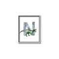 Picture of Green Dino N  _GroupedProduct_Rectangle_Portrait_Mini_ _GroupedProduct_Rectangle_Portrait_Canvas_Framed_