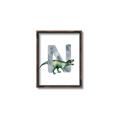 Picture of Green Dino N  _GroupedProduct_Rectangle_Portrait_Mini_ _GroupedProduct_Rectangle_Portrait_Canvas_Framed_