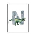Picture of Green Dino N  _GroupedProduct_Rectangle_Portrait_Mini_ _GroupedProduct_Rectangle_Portrait_Canvas_Framed_