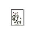 Picture of Nursery Zebra _GroupedProduct_Rectangle_Portrait_Mini_ _GroupedProduct_Rectangle_Portrait_Canvas_Framed_