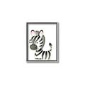 Picture of Nursery Zebra _GroupedProduct_Rectangle_Portrait_Mini_ _GroupedProduct_Rectangle_Portrait_Canvas_Framed_