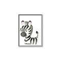 Picture of Nursery Zebra _GroupedProduct_Rectangle_Portrait_Mini_ _GroupedProduct_Rectangle_Portrait_Canvas_Framed_