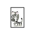 Picture of Nursery Zebra _GroupedProduct_Rectangle_Portrait_Mini_ _GroupedProduct_Rectangle_Portrait_Canvas_Framed_