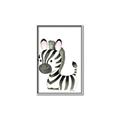 Picture of Nursery Zebra _GroupedProduct_Rectangle_Portrait_Mini_ _GroupedProduct_Rectangle_Portrait_Canvas_Framed_