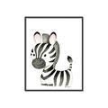Picture of Nursery Zebra _GroupedProduct_Rectangle_Portrait_Mini_ _GroupedProduct_Rectangle_Portrait_Canvas_Framed_