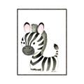 Picture of Nursery Zebra _GroupedProduct_Rectangle_Portrait_Mini_ _GroupedProduct_Rectangle_Portrait_Canvas_Framed_