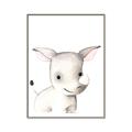 Picture of Nursery Rhino _GroupedProduct_Rectangle_Portrait_Mini_ _GroupedProduct_Rectangle_Portrait_Canvas_Framed_