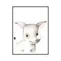 Picture of Nursery Rhino _GroupedProduct_Rectangle_Portrait_Mini_ _GroupedProduct_Rectangle_Portrait_Canvas_Framed_