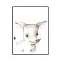 Picture of Nursery Rhino _GroupedProduct_Rectangle_Portrait_Mini_ _GroupedProduct_Rectangle_Portrait_Canvas_Framed_