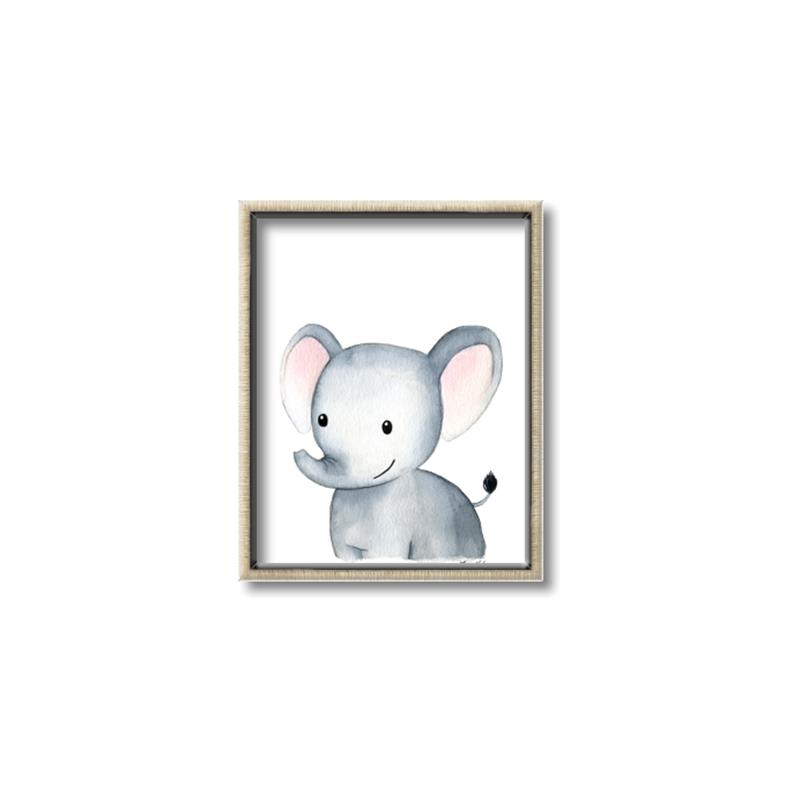 Picture of Nursery Elephant _GroupedProduct_Rectangle_Portrait_Mini_ _GroupedProduct_Rectangle_Portrait_Canvas_Framed_