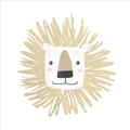 Picture of Lion Drawing _GroupedProduct_Square_Mini_ _GroupedProduct_Square_Unframed_Print_Only_