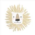 Picture of Lion Drawing _GroupedProduct_Square_Mini_ _GroupedProduct_Square_Unframed_Print_Only_