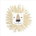 Picture of Lion Drawing _GroupedProduct_Square_Mini_ _GroupedProduct_Square_Unframed_Print_Only_
