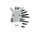 Picture of Zebra Drawing _GroupedProduct_Square_Mini_ _GroupedProduct_Square_Unframed_Print_Only_