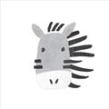 Picture of Zebra Drawing _GroupedProduct_Square_Mini_ _GroupedProduct_Square_Unframed_Print_Only_