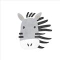 Picture of Zebra Drawing _GroupedProduct_Square_Mini_ _GroupedProduct_Square_Unframed_Print_Only_