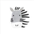 Picture of Zebra Drawing _GroupedProduct_Square_Mini_ _GroupedProduct_Square_Unframed_Print_Only_