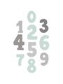 Picture of Mint Numbers _GroupedProduct_Rectangle_Portrait_Mini_ _GroupedProduct_Rectangle_Portrait_Unframed_Print_Only_