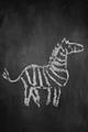 Picture of Chalk Zebra _GroupedProduct_Rectangle_Portrait_Mini_ _GroupedProduct_Rectangle_Portrait_Unframed_Print_Only_