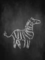 Picture of Chalk Zebra _GroupedProduct_Rectangle_Portrait_Mini_ _GroupedProduct_Rectangle_Portrait_Unframed_Print_Only_