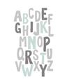 Picture of Mint Alphabet II _GroupedProduct_Rectangle_Portrait_Mini_ _GroupedProduct_Rectangle_Portrait_Unframed_Print_Only_