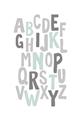 Picture of Mint Alphabet II _GroupedProduct_Rectangle_Portrait_Mini_ _GroupedProduct_Rectangle_Portrait_Unframed_Print_Only_