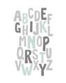 Picture of Mint Alphabet II _GroupedProduct_Rectangle_Portrait_Mini_ _GroupedProduct_Rectangle_Portrait_Unframed_Print_Only_