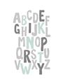 Picture of Mint Alphabet II _GroupedProduct_Rectangle_Portrait_Mini_ _GroupedProduct_Rectangle_Portrait_Unframed_Print_Only_