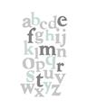 Picture of Mint Alphabet III _GroupedProduct_Rectangle_Portrait_Mini_ _GroupedProduct_Rectangle_Portrait_Unframed_Print_Only_