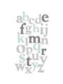 Picture of Mint Alphabet III _GroupedProduct_Rectangle_Portrait_Mini_ _GroupedProduct_Rectangle_Portrait_Unframed_Print_Only_
