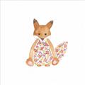 Picture of Baby Floral Fox _GroupedProduct_Square_Mini_ _GroupedProduct_Square_Unframed_Print_Only_