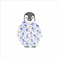 Picture of Baby Floral Penguin _GroupedProduct_Square_Mini_ _GroupedProduct_Square_Unframed_Print_Only_