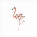 Picture of Baby Floral Flamingo  _GroupedProduct_Square_Mini_ _GroupedProduct_Square_Unframed_Print_Only_