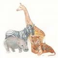 Picture of Safari Squad I _GroupedProduct_Square_Mini_ _GroupedProduct_Square_Unframed_Print_Only_
