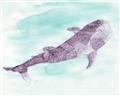 Picture of Purple Whale Friend _GroupedProduct_Rectangle_Landscape_Mini_ _GroupedProduct_Rectangle_Landscape_Unframed_Print_Only_