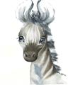 Picture of Nursery Zebra _GroupedProduct_Rectangle_Portrait_Mini_ _GroupedProduct_Rectangle_Portrait_Unframed_Print_Only_