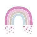 Picture of Heart Rainbow I  _GroupedProduct_Square_Mini_ _GroupedProduct_Square_Unframed_Print_Only_