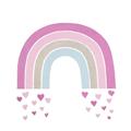Picture of Heart Rainbow I  _GroupedProduct_Square_Mini_ _GroupedProduct_Square_Unframed_Print_Only_