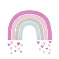 Picture of Heart Rainbow I  _GroupedProduct_Square_Mini_ _GroupedProduct_Square_Unframed_Print_Only_