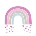 Picture of Heart Rainbow I  _GroupedProduct_Square_Mini_ _GroupedProduct_Square_Unframed_Print_Only_