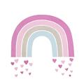 Picture of Heart Rainbow I  _GroupedProduct_Square_Mini_ _GroupedProduct_Square_Unframed_Print_Only_
