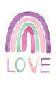 Picture of Love Rainbow _GroupedProduct_Rectangle_Portrait_Mini_ _GroupedProduct_Rectangle_Portrait_Unframed_Print_Only_