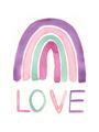 Picture of Love Rainbow _GroupedProduct_Rectangle_Portrait_Mini_ _GroupedProduct_Rectangle_Portrait_Unframed_Print_Only_